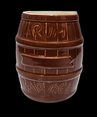 Image 1 of Vintage Aku Aku Tiki Ti Rum Barrel Mug FREE SHIPPING 