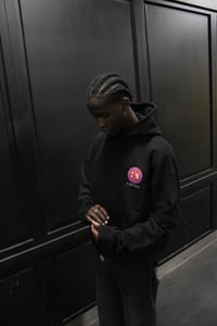 Image 2 of HEAVYWEIGHT 80s BLACK HOODY