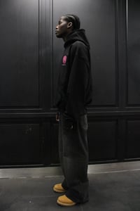 Image 3 of HEAVYWEIGHT 80s BLACK HOODY