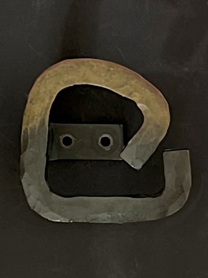 Image of Hammered Bronze Door Handle