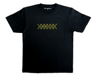 Image 1 of "SHURIKEN" T-SHIRT *** YELLOW/BLACK