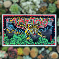 Image 1 of Tattoo Flying Tiger - Kohen Meyers Art Print