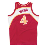 Image 2 of Hawks Spud Webb Jersey