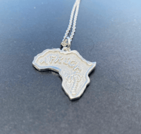 Image 2 of Engraved Africa Pendant (Small)