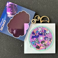 Image 2 of removable holo CD charm (OMORI)