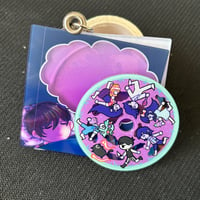 Image 3 of removable holo CD charm (OMORI)