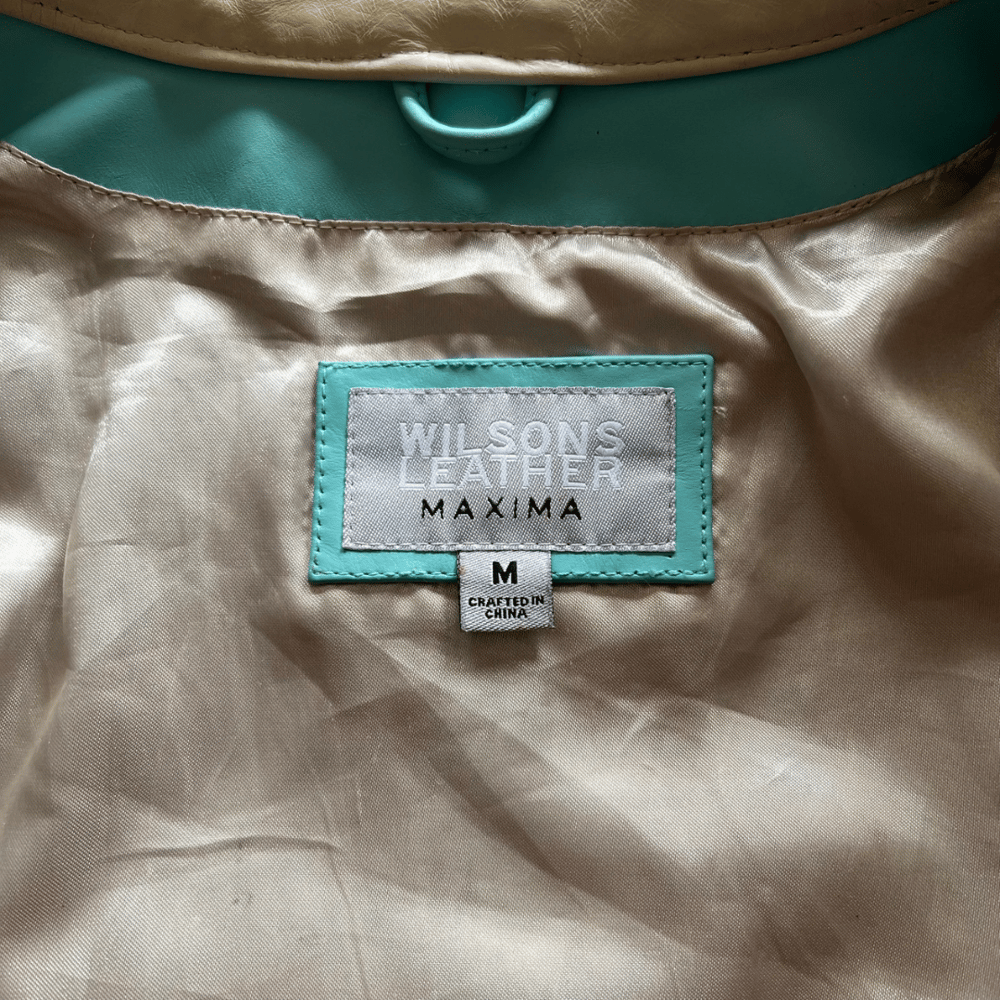 Image of BLUE STAR LEATHER JACKET