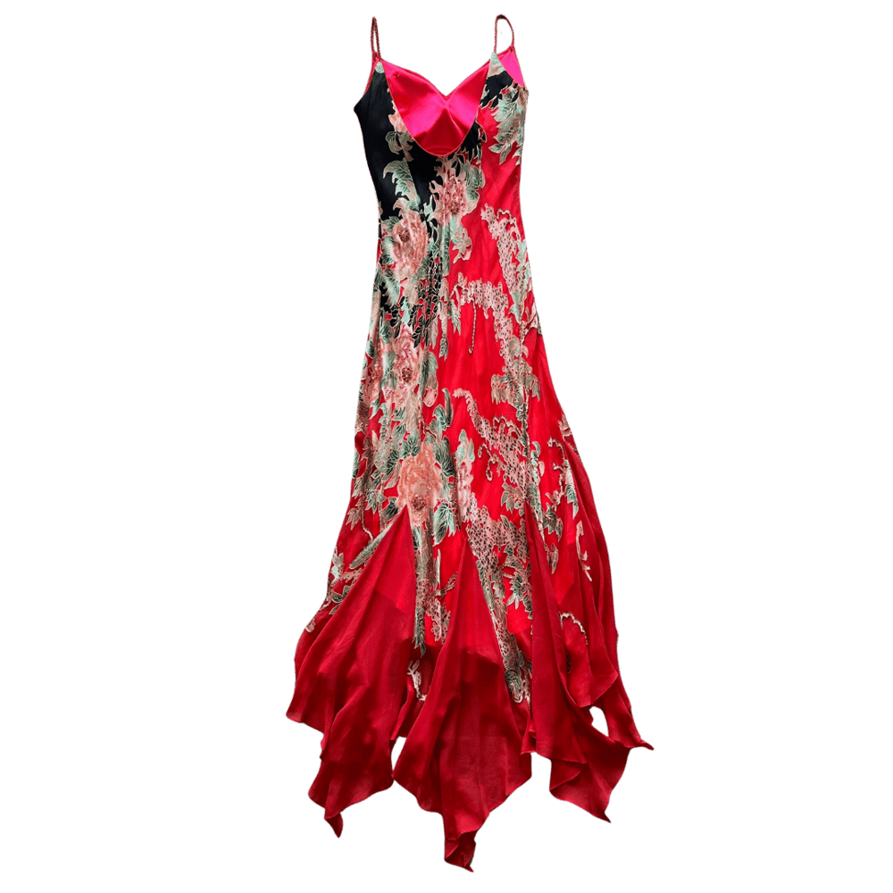 Image of SUE WONG SILK DRESS