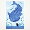 Whale Shark Encounter Postcard Print