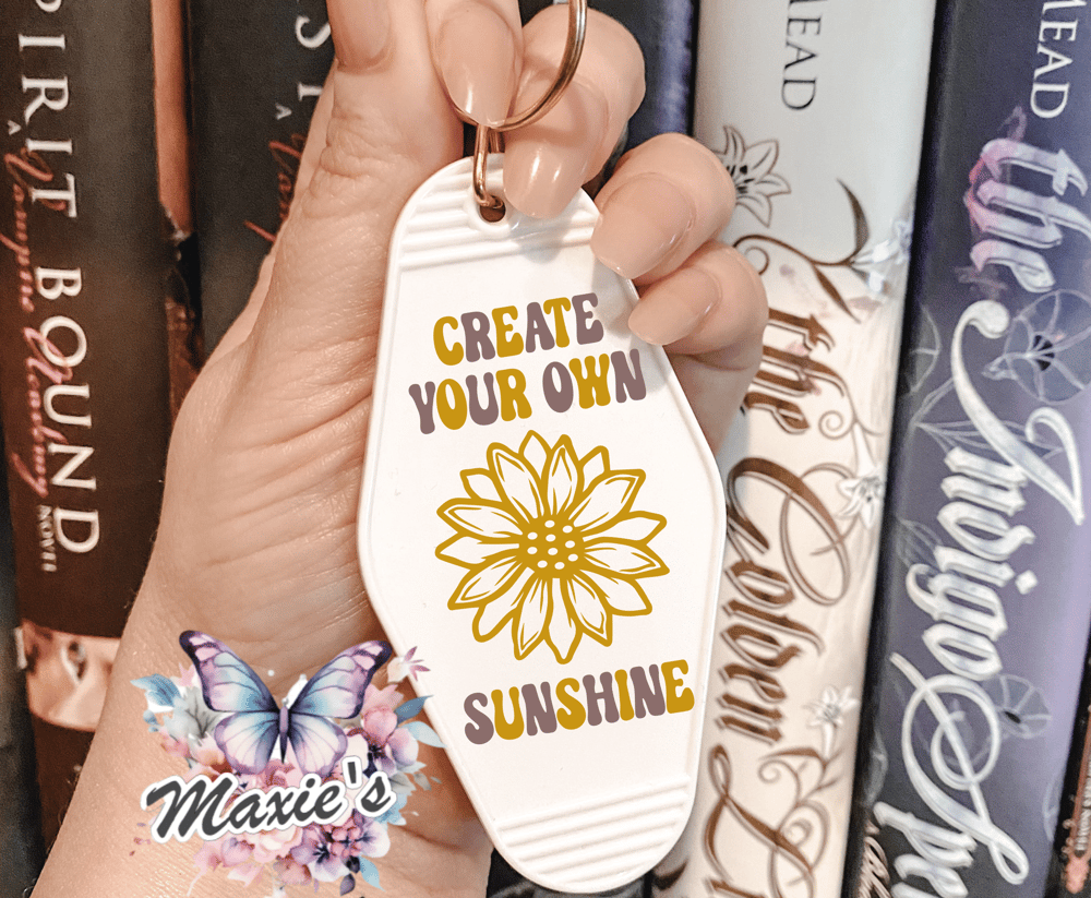 Image of Create Your Own Sunshine UVDTF Motel Keychain Decal 