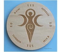 Image 1 of Spiral Goddess Wood Pendulum Board