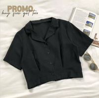 kemeja crop top