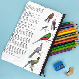 Image of Eagle Book Page Pencil Case
