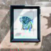 Image 3 of 'Scout' the Handsome Boy - Original Artwork 7x5 inches