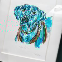 Image 2 of 'Scout' the Handsome Boy - Original Artwork 7x5 inches