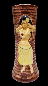 Image 2 of Vintage Latitude 20 Hula Girl Mug FREE SHIPPING 