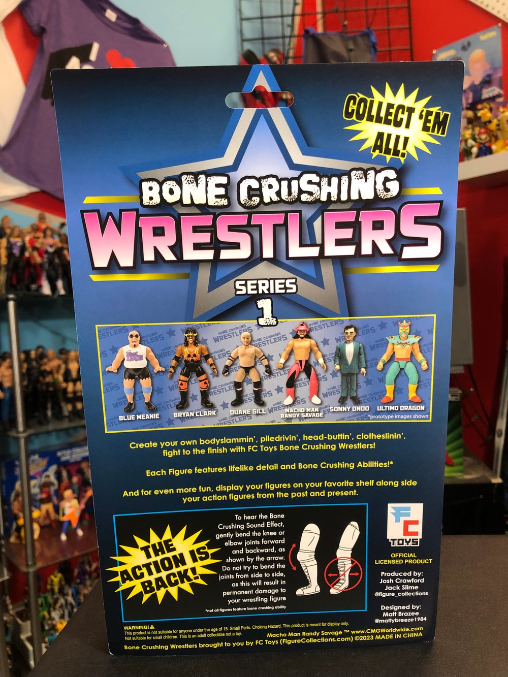 **IN STOCK!** DUANE GILL Bone Crushing Wrestlers Series 1 Figure by FC Toys