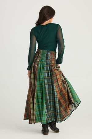 Image of Balmoral Skirt. Highlands Check Print. By Talisman the Label.