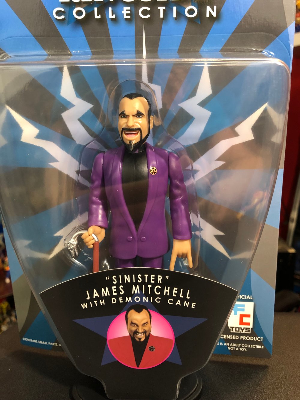 **IN STOCK** LIMITED TO 150 PURPLE JAMES MITCHELL Bone Crushing Wrestlers Ringside Collection Figure