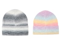 Image 1 of Ombre Striped Knitted Beanie