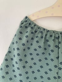 Image 2 of Summer Shorts- green gauze