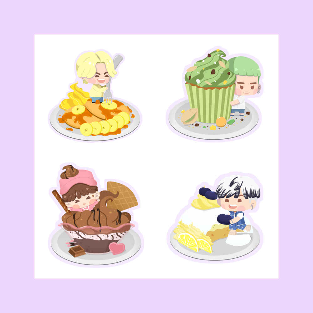 Image of [STICKERS] BTS SWEETS  1 € - 5 €