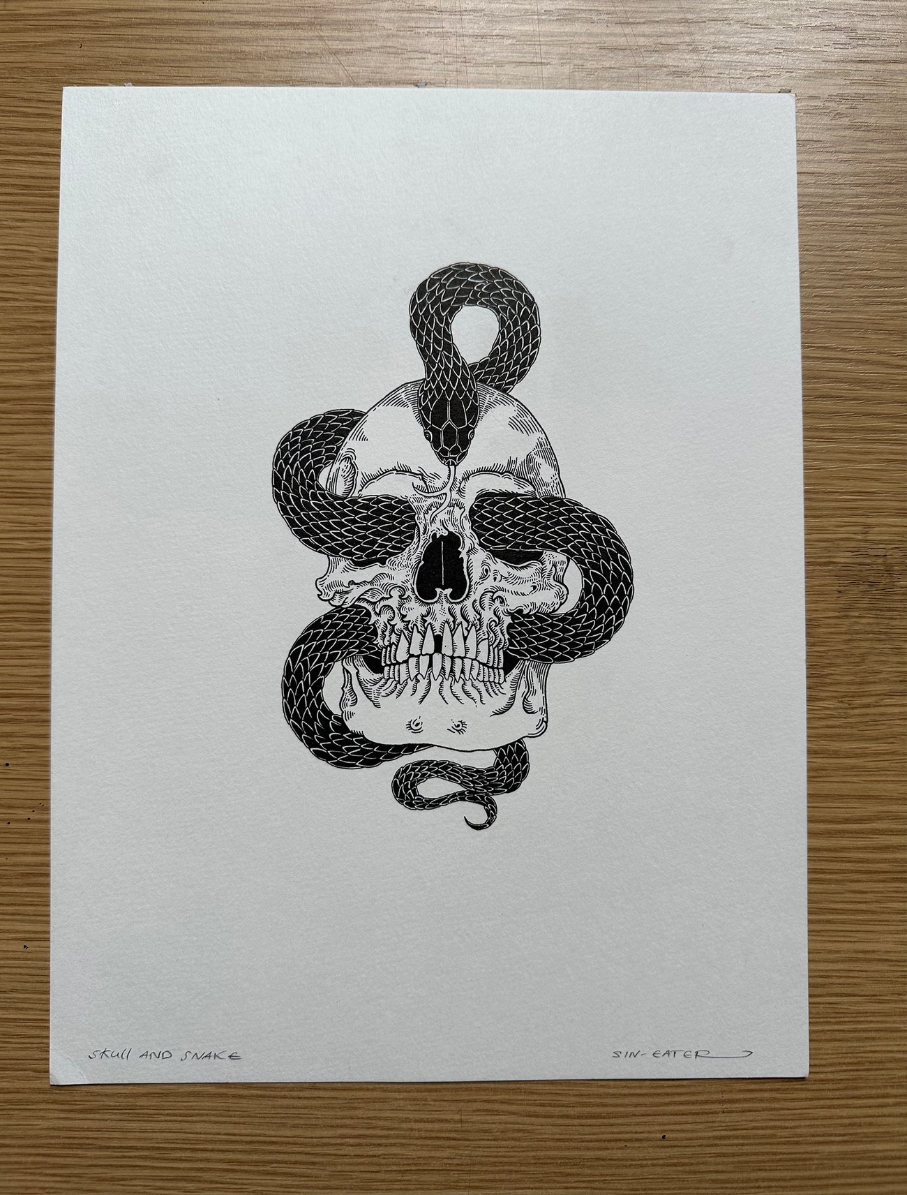 skull and snake | Sin-Eater