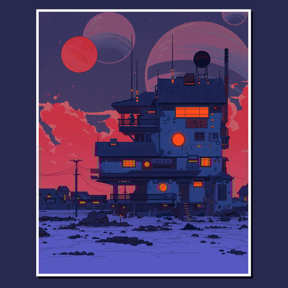 CABIN X11 Dusk Print