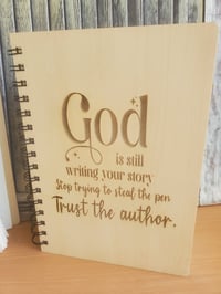 Image 1 of Birch cover spiral notebook