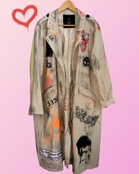 Image 2 of Rebels ¥ unisex ¥ upCyclinG viLLaGe punK¥IbiZa ¥TrenChcoaT¥ festival