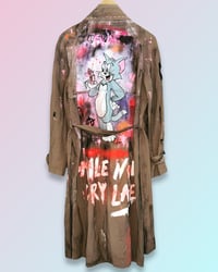 Image 1 of tom ¥ unisex ¥ upCyclinG viLLaGe punK¥IbiZa ¥TrenChcoaT¥ festival