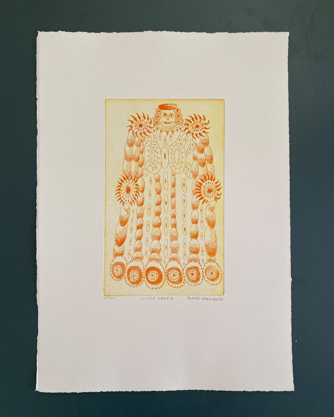 Complete Set of 6 Luvly Ladies (Schäfer Grafik)