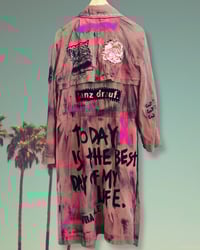 Image 1 of Tanz drauf ¥ unisex ¥ upCyclinG viLLaGe punK¥IbiZa ¥TrenChcoaT¥ festival