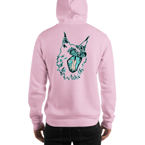 Image of EXCLUSIVE PINK PUNK HOODIE 2