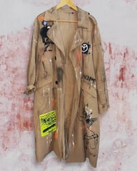 Image 2 of Hope ¥ unisex ¥ upCyclinG viLLaGe punK¥IbiZa ¥TrenChcoaT¥ festival