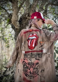 Image 4 of Hope ¥ unisex ¥ upCyclinG viLLaGe punK¥IbiZa ¥TrenChcoaT¥ festival