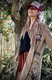 Image 5 of Hope ¥ unisex ¥ upCyclinG viLLaGe punK¥IbiZa ¥TrenChcoaT¥ festival