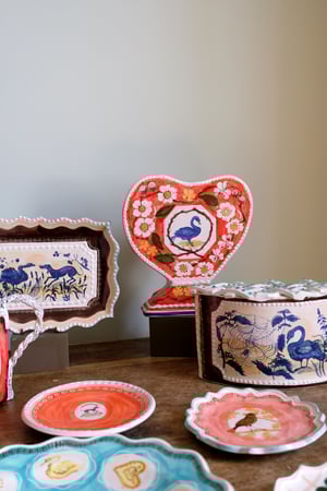 Image of Swan & Bramble - Large Romantic Vase