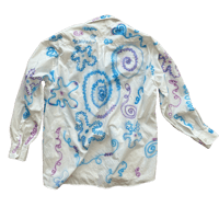 Image 2 of Airbrushed Upcycled Button-up