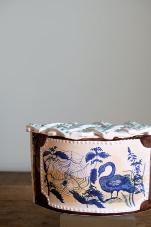 Image of Swan & Whippet - Romantic Vase