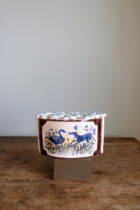 Image 6 of Swan & Whippet - Romantic Vase
