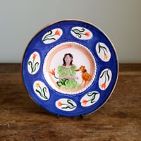 Image 1 of Portrait with Whippet - Romantic Plate