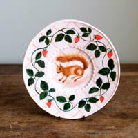 Image 1 of Strawberry Squirrel - Romantic Plate