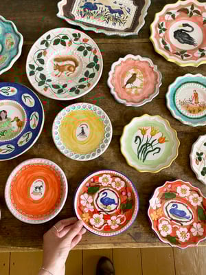 Image of Strawberry Squirrel - Romantic Plate