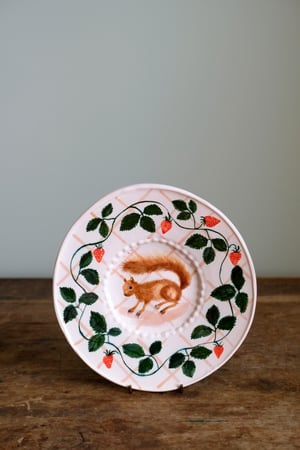 Image of Strawberry Squirrel - Romantic Plate
