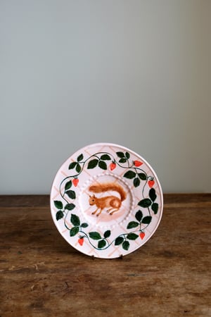 Image of Strawberry Squirrel - Romantic Plate
