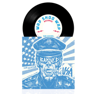 Image 5 of THE COVIDS / NESTTER DONUTS - "BANNED FROM THE USA" SINGLE