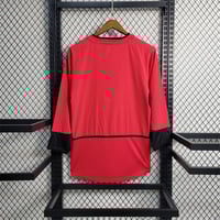 Image 3 of Manchester United Retro 02/04 Long Sleeve Home Jersey