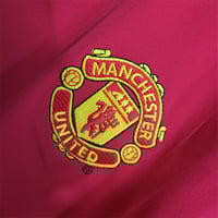Image 4 of Manchester United Retro 02/04 Long Sleeve Home Jersey