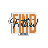 Find & Follow Sticker